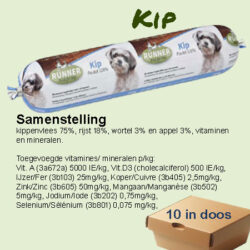 100% Kip  worst 400gr (per doos 10st)
