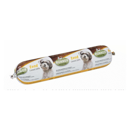 100% Eend worst 400gr per stuk