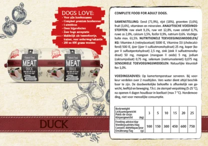 NFM houdbare worst Duck - 600 gr - Afbeelding 2