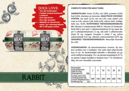 NFM houdbare worst Rabbit - 600 gr - Afbeelding 2