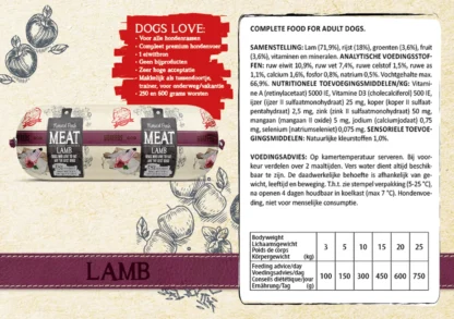 NFM houdbare worst Lamb - 250 gr - Afbeelding 2