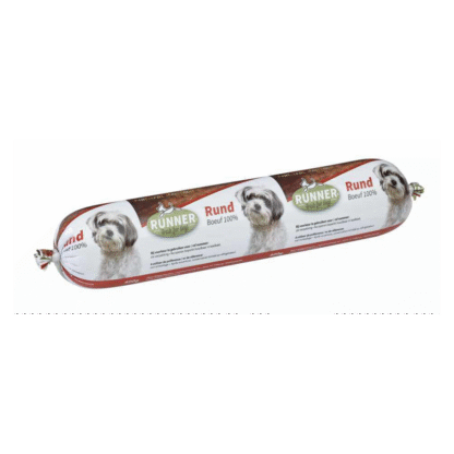 100% Rund worst 400gr per stuk
