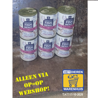 NFM blikvoeding kabeljauw 400g - blik