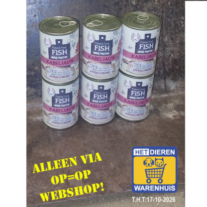 NFM blikvoeding kabeljauw 400g - blik