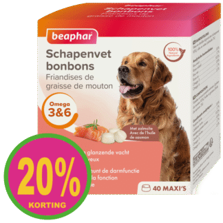 Beaphar schapenvet bonbons zalm 245gr ACTIE
