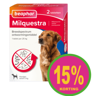 Ontwormen hond 5-50kg 2tabl ACTIE