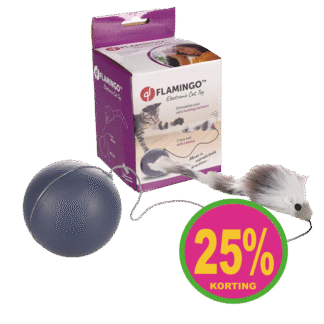 Kattenspeeltje - bewegende bal met muis