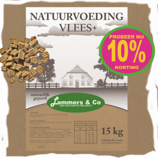 Vlees+ geperste brok 15kg - Lammers&Co