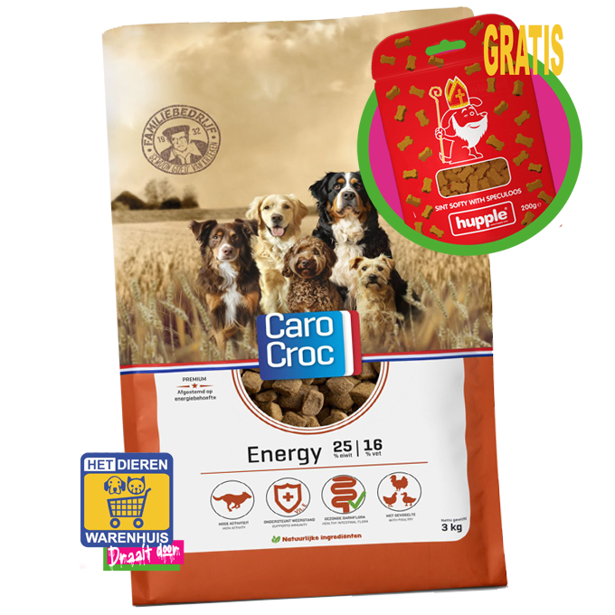 CaroCroc Energy - 12,5 kg met GRATIS Sinterklaascadeau