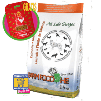 FarmFood Zalmolie 15kg + gratis Sinterklaascadeau