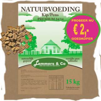 Kip/Pens geperste brok 15kg - Lammers&Co