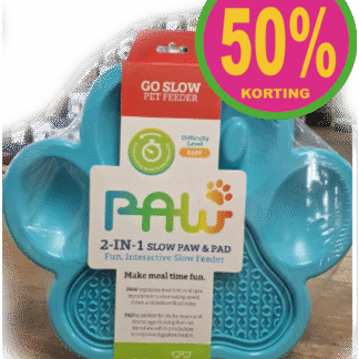 SlowFeeder - blauw - UITVERKOOP -50%