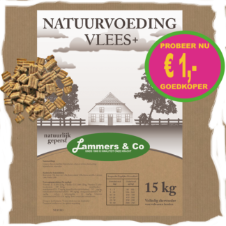 Vlees+ geperste brok 15kg - Lammers&Co