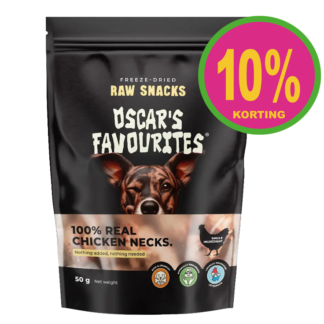 Oscar's Freeze Dried Kippennekjes - 50gr