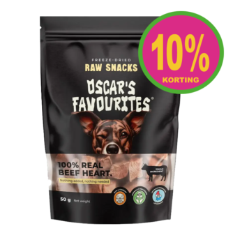Oscar's Freeze Dried Runderhart - 50gr