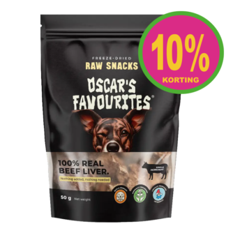 Oscar's Freeze Dried Runderlever - 50gr