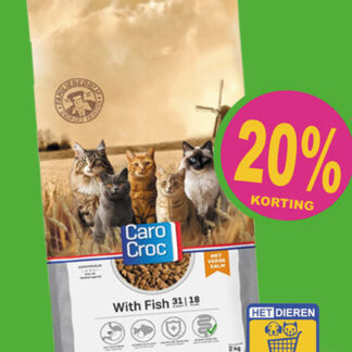 CaroCroc Kat - Fish - 2kg  ACTIE