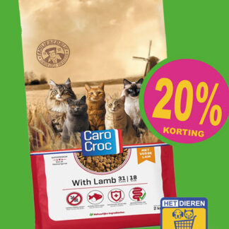 CaroCroc Kat - Lamb - 2kg  ACTIE