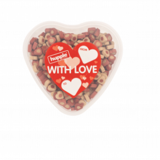 Hupple Dog softy with love box 400gr