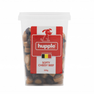 Hupple Dog softy cheesy beef 200gr