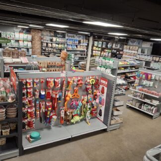 Tego Winkelstelling-materiaal grijs (RAL 9006) en zilvergrijs