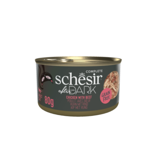 Schesir After Dark kat blik bouillon kip&rund 12x 80gram