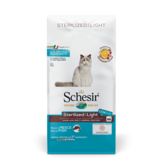 Schesir kat brok sterilized vis 10kg