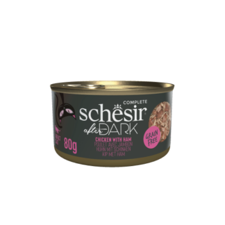 Schesir After Dark kat blik bouillon kip&ham 12x 80gram