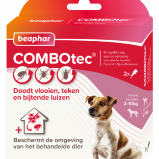 Beaphar COMBOtec parasietbehand hond 2-10kg 2pip
