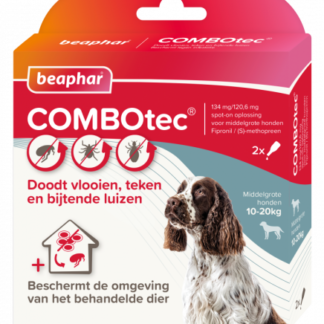Beaphar COMBOtec parasietbehand hond 10-20kg 2pip