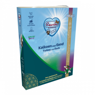 Renske vers hond adult kalkoen&eend 10x 395gr