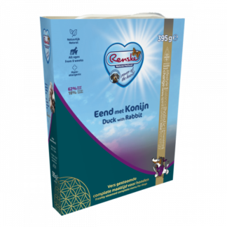 Renske vers hond adult eend&konijn 10x 395gr