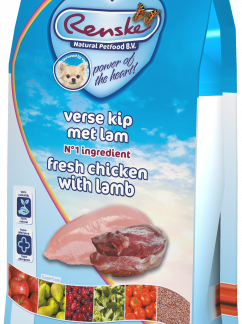 Renske Super Premium droog hond adult mini kip&lam 2kg