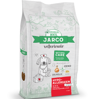 Jarco veterinair dog hypoallergeen hrd 2-100kg eend 2,5kg