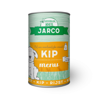 Jarco dog blik kip 400gr