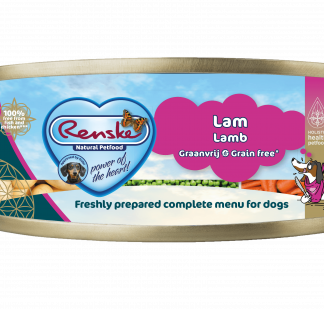 Renske vers vlees maaltijd hond lam graanvrij 24x 95gr