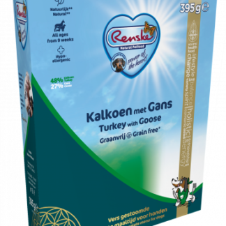 Renske vers hond adult graanvrij kalkoen&gans 10x 395gr
