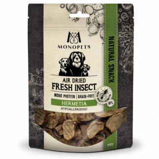 Monopets air dried snacks pops insect 100gr