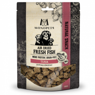 Monopets Fresh Fish air dried snacks S/M cubes tuna 150gr