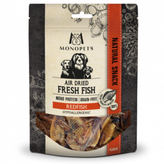 Monopets Fresh Fish air dried snacks redfish flakes 70gr