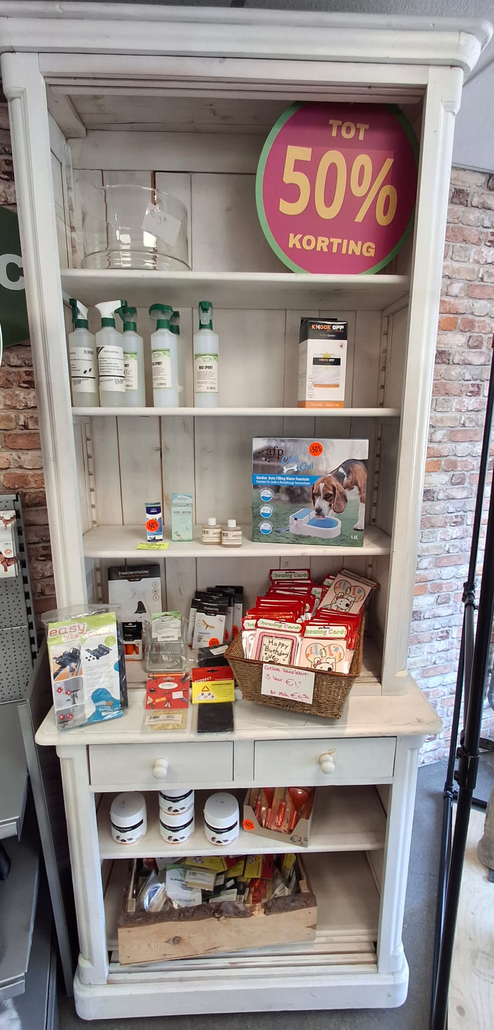 Vitrine kasten - wit / diverse afmetingen en uitvoeringen - Afbeelding 3