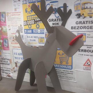 Kerst - Rudolph Rendier - MDF ca 2 meter hoog / 2,5 lang